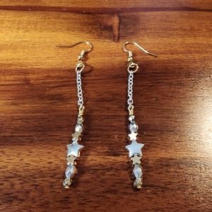 Beaded Star Earrings